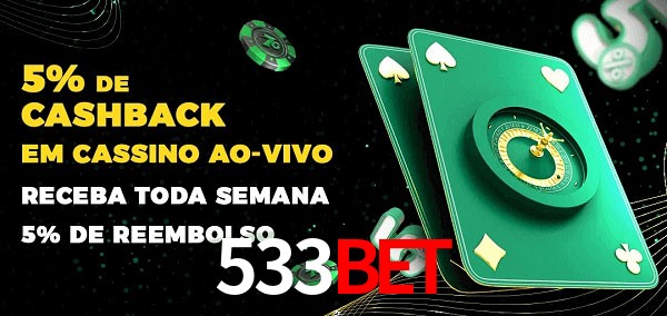Promoções do cassino ao Vivo 533BET
